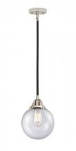  288-1S-BPN-G204-8 - Beacon - 1 Light - 8 inch - Black Polished Nickel - Cord hung - Mini Pendant