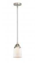  288-1S-SN-G51 - Bell - 1 Light - 5 inch - Brushed Satin Nickel - Cord hung - Mini Pendant