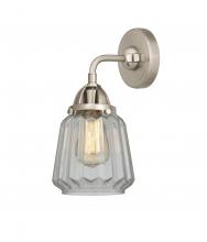  288-1W-SN-G142 - Chatham - 1 Light - 7 inch - Brushed Satin Nickel - Sconce