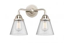  288-2W-PN-G64 - Cone - 2 Light - 14 inch - Polished Nickel - Bath Vanity Light