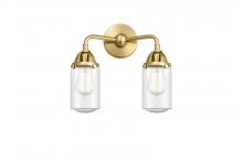  288-2W-SG-G314 - Dover - 2 Light - 13 inch - Satin Gold - Bath Vanity Light