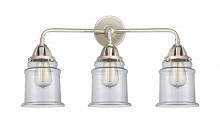  288-3W-PN-G182 - Canton - 3 Light - 24 inch - Polished Nickel - Bath Vanity Light