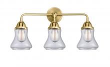  288-3W-SG-G192 - Bellmont - 3 Light - 24 inch - Satin Gold - Bath Vanity Light