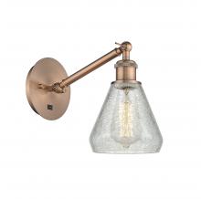  317-1W-AC-G275 - Conesus - 1 Light - 6 inch - Antique Copper - Sconce