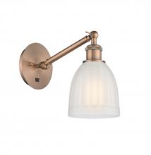  317-1W-AC-G441 - Brookfield - 1 Light - 6 inch - Antique Copper - Sconce