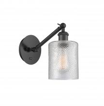  317-1W-BK-G112 - Cobbleskill - 1 Light - 5 inch - Matte Black - Sconce