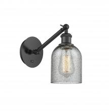  317-1W-BK-G257 - Caledonia - 1 Light - 5 inch - Matte Black - Sconce