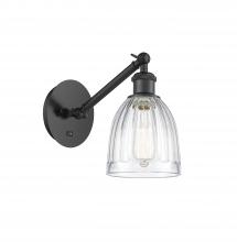  317-1W-BK-G442 - Brookfield - 1 Light - 6 inch - Matte Black - Sconce