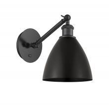  317-1W-BK-MBD-75-BK - Bristol - 1 Light - 8 inch - Matte Black - Sconce