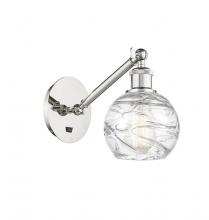  317-1W-PN-G1213-6 - Athens Deco Swirl - 1 Light - 6 inch - Polished Nickel - Sconce