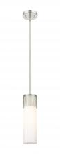  428-1S-SN-G428-12WH - Bolivar - 1 Light - 5 inch - Satin Nickel - Pendant