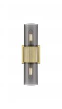  428-2WL-BB-G428-7SM - Bolivar - 2 Light - 5 inch - Brushed Brass - Bath Vanity Light