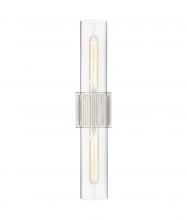  428-2WL-SN-G428-12CL - Bolivar - 2 Light - 5 inch - Satin Nickel - Bath Vanity Light