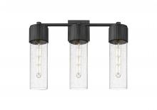  428-3W-BK-G428-12SDY - Bolivar - 3 Light - 21 inch - Matte Black - Bath Vanity Light