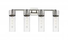  428-4W-PN-G428-12SDY - Bolivar - 4 Light - 31 inch - Polished Nickel - Bath Vanity Light