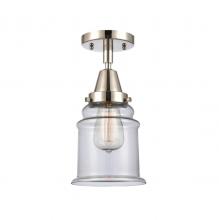  447-1C-PN-G182 - Canton - 1 Light - 6 inch - Polished Nickel - Flush Mount