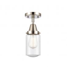  447-1C-PN-G314 - Dover - 1 Light - 5 inch - Polished Nickel - Flush Mount