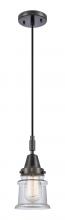 Innovations Lighting 447-1P-BK-G182S - Canton - 1 Light - 7 inch - Matte Black - Mini Pendant