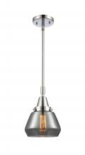  447-1S-PC-G173 - Fulton - 1 Light - 7 inch - Polished Chrome - Mini Pendant