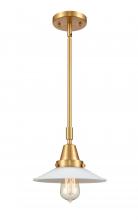  447-1S-SG-G1 - Halophane - 1 Light - 9 inch - Satin Gold - Mini Pendant