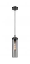  471-1S-BK-G471P-12SM - Lincoln - 1 Light - 4 inch - Matte Black - Pendant