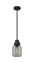  472-1S-TBK-G472-6SM - Somers - 1 Light - 6 inch - Textured Black - Pendant