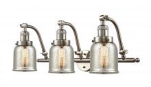  515-3W-SN-G58 - Bell - 3 Light - 28 inch - Brushed Satin Nickel - Bath Vanity Light