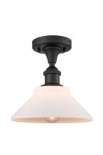  516-1C-OB-G131 - Orwell - 1 Light - 8 inch - Oil Rubbed Bronze - Semi-Flush Mount