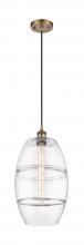  516-1P-BB-G557-10CL - Vaz - 1 Light - 10 inch - Brushed Brass - Cord hung - Mini Pendant