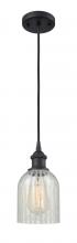  516-1P-BK-G2511 - Caledonia - 1 Light - 5 inch - Matte Black - Cord hung - Mini Pendant