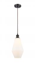  516-1P-OB-G651-7-LED - Cindyrella - 1 Light - 7 inch - Oil Rubbed Bronze - Cord hung - Mini Pendant