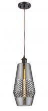  516-1P-OB-G683-7 - Windham - 1 Light - 7 inch - Oil Rubbed Bronze - Cord hung - Mini Pendant