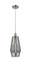  516-1P-PC-G683-7 - Windham - 1 Light - 7 inch - Polished Chrome - Cord hung - Mini Pendant