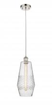  516-1P-PN-G684-7 - Windham - 1 Light - 7 inch - Polished Nickel - Cord hung - Mini Pendant