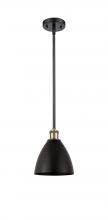  516-1S-BAB-MBD-75-BK - Bristol - 1 Light - 8 inch - Black Antique Brass - Pendant