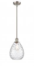  516-1S-SN-G372 - Waverly - 1 Light - 8 inch - Brushed Satin Nickel - Mini Pendant