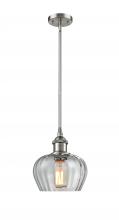  516-1S-SN-G92 - Fenton - 1 Light - 7 inch - Brushed Satin Nickel - Mini Pendant