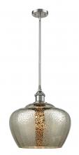  516-1S-SN-G96-L - Fenton - 1 Light - 11 inch - Brushed Satin Nickel - Mini Pendant