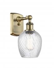  516-1W-AB-G292 - Salina - 1 Light - 6 inch - Antique Brass - Sconce