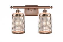  516-2W-AC-M18-AC - Nestbrook - 2 Light - 15 inch - Antique Copper - Bath Vanity Light