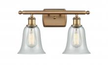  516-2W-BB-G2812 - Hanover - 2 Light - 16 inch - Brushed Brass - Bath Vanity Light