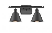  516-2W-BK-M8 - Smithfield - 2 Light - 17 inch - Matte Black - Bath Vanity Light