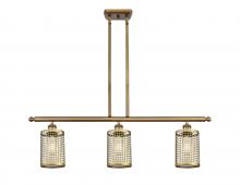  516-3I-BB-M18-BB - Nestbrook - 3 Light - 36 inch - Brushed Brass - Multi Pendant