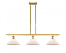  516-3I-SG-G131 - Orwell - 3 Light - 36 inch - Satin Gold - Cord hung - Island Light