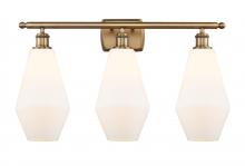  516-3W-BB-G651-7 - Cindyrella - 3 Light - 27 inch - Brushed Brass - Bath Vanity Light