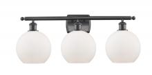  516-3W-OB-G121 - Athens - 3 Light - 28 inch - Oil Rubbed Bronze - Bath Vanity Light