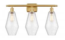  516-3W-SG-G654-7 - Cindyrella - 3 Light - 27 inch - Satin Gold - Bath Vanity Light