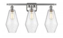  516-3W-SN-G654-7 - Cindyrella - 3 Light - 27 inch - Brushed Satin Nickel - Bath Vanity Light