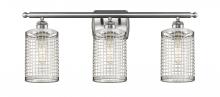  516-3W-SN-M18-SN - Nestbrook - 3 Light - 25 inch - Satin Nickel - Bath Vanity Light