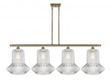  516-4I-AB-G212 - Springwater - 4 Light - 50 inch - Antique Brass - Cord hung - Island Light